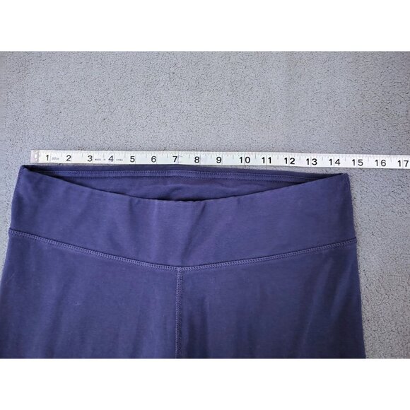 Pact Organic Cotton Leggings Women’s Size Large Blue Fitness Athleisure Running - Picture 3 of 5
